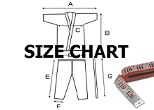 Dobok Size Chart